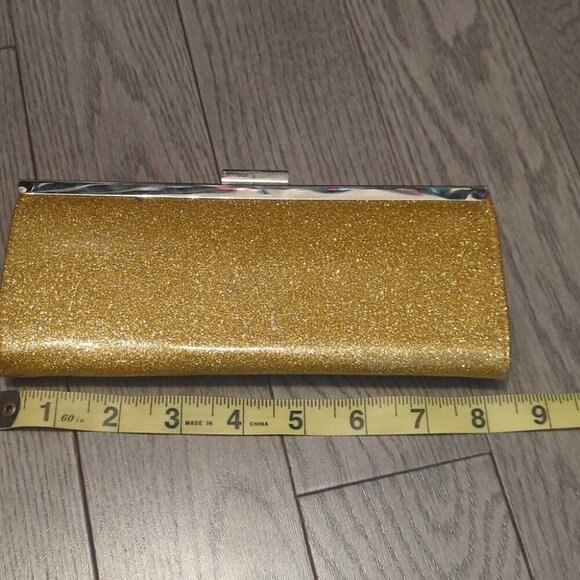 Gold Glitter Clutch - Great Condition - Picture 5 of 5